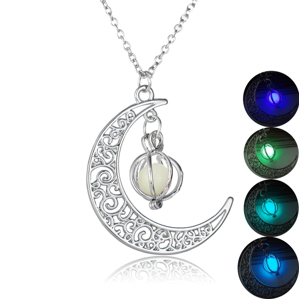 Luna Wish Glow Pendant Necklace
