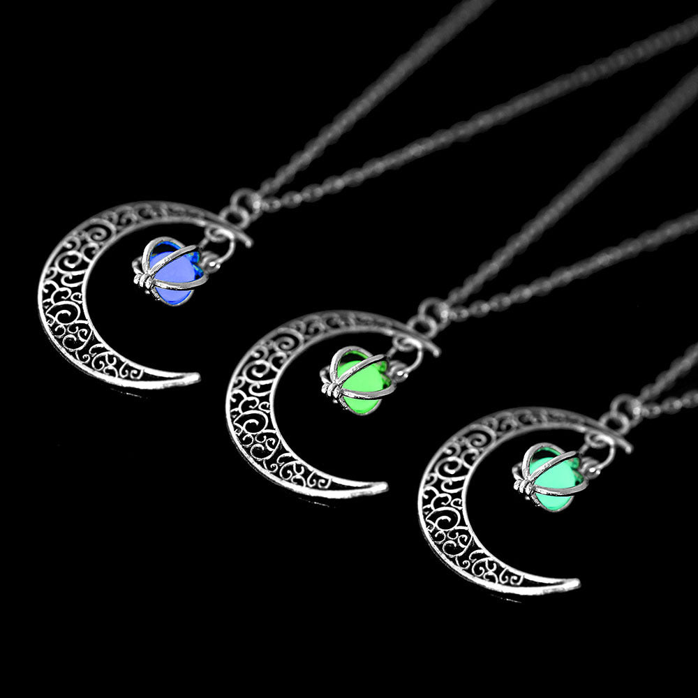Luna Wish Glow Pendant Necklace