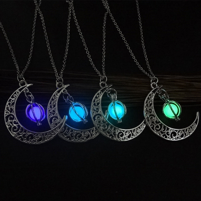 Luna Wish Glow Pendant Necklace