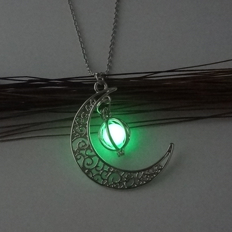 Luna Wish Glow Pendant Necklace