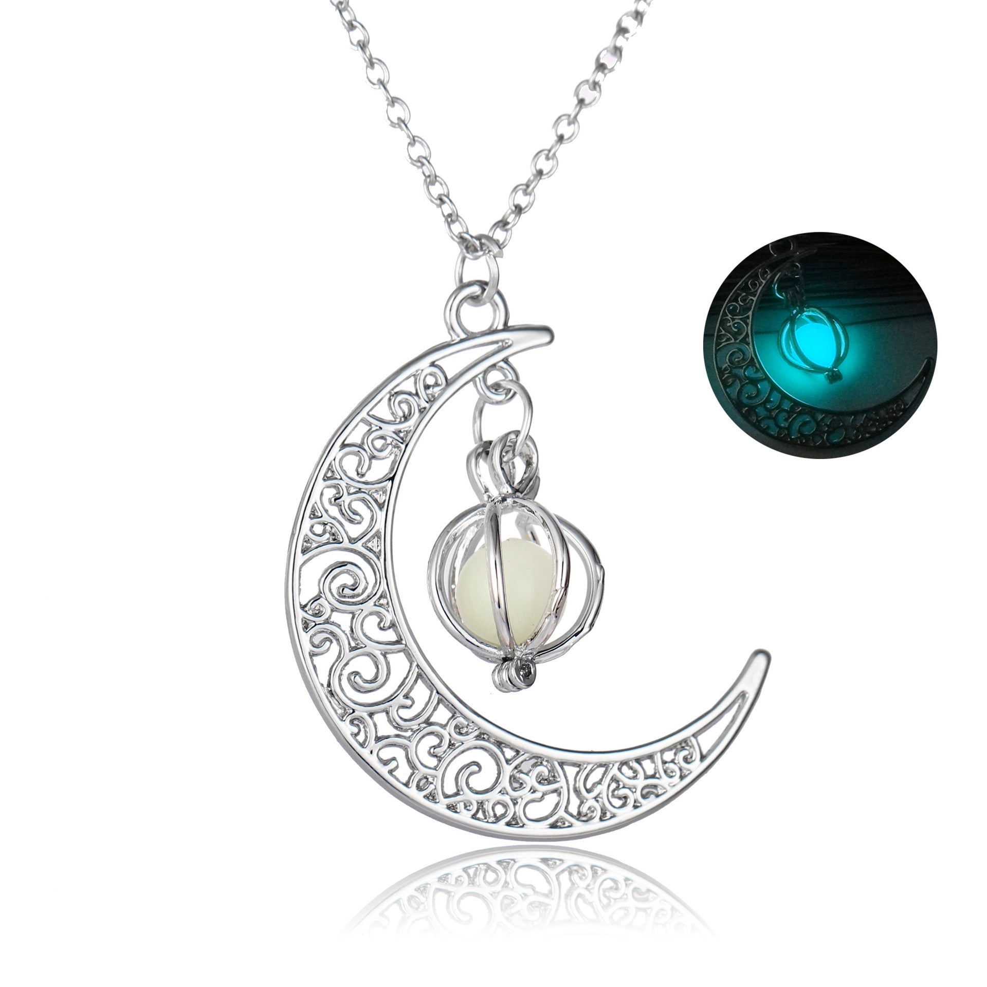 Luna Wish Glow Pendant Necklace