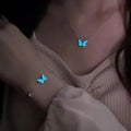 Whispering Forest Butterfly Glow Necklace — Fairycore Nature Jewelry