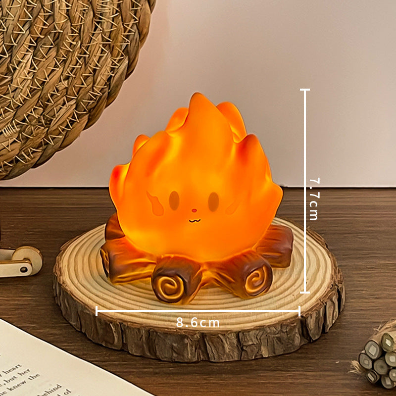 EmberGlow Mini Flame Night Light — Cozy Ambient Bedside Lamp