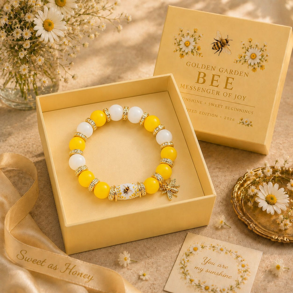 Nature Blessings Beaded Charm Bracelet — Symbolic Gift Jewelry