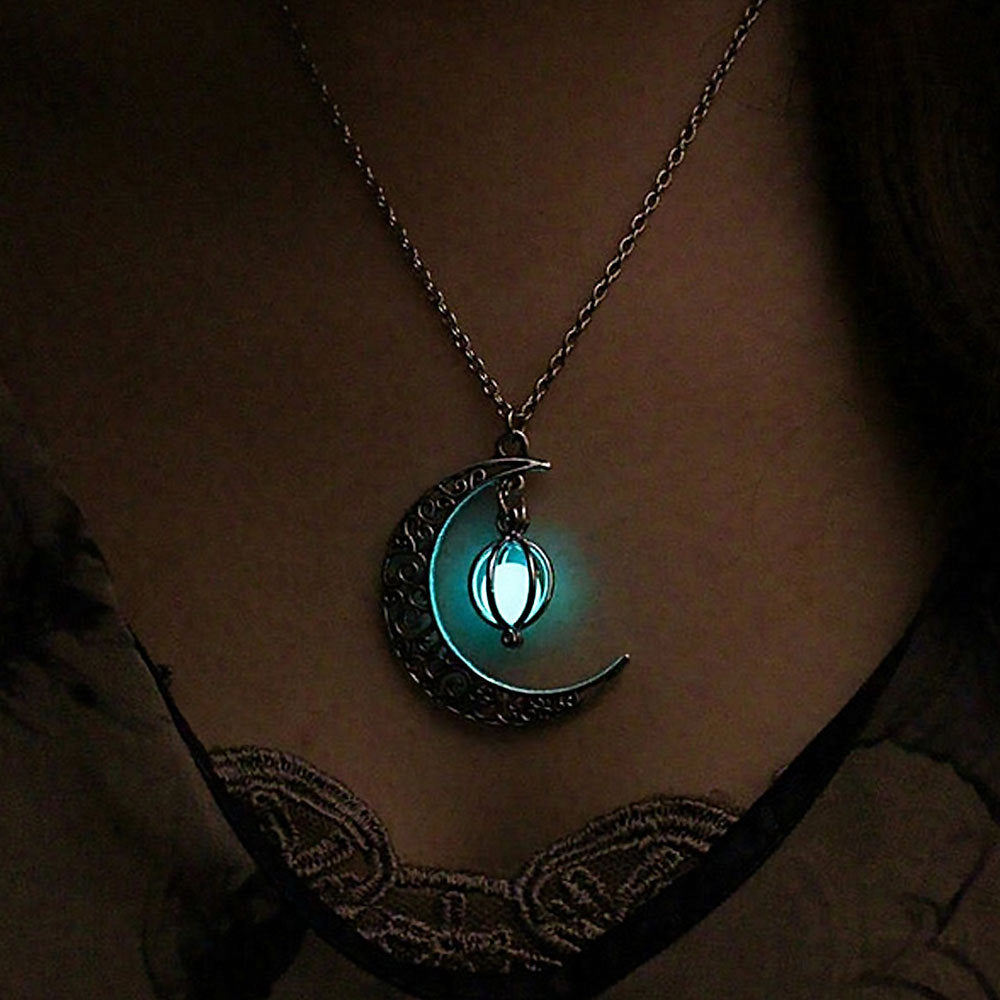 Luna Wish Glow Pendant Necklace