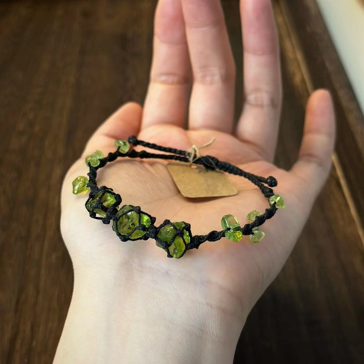 Enchanted Garden Woven Beaded Bracelet — Fairycore Nature Jewelry