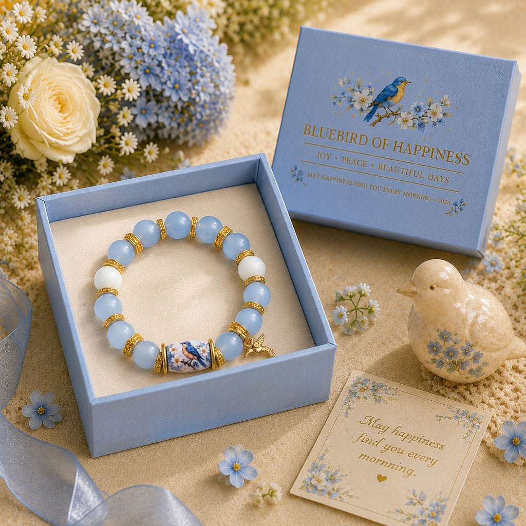 Nature Blessings Beaded Charm Bracelet — Symbolic Gift Jewelry