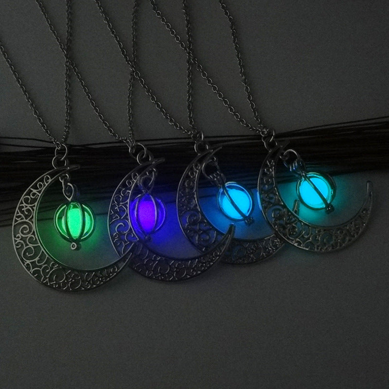 Luna Wish Glow Pendant Necklace