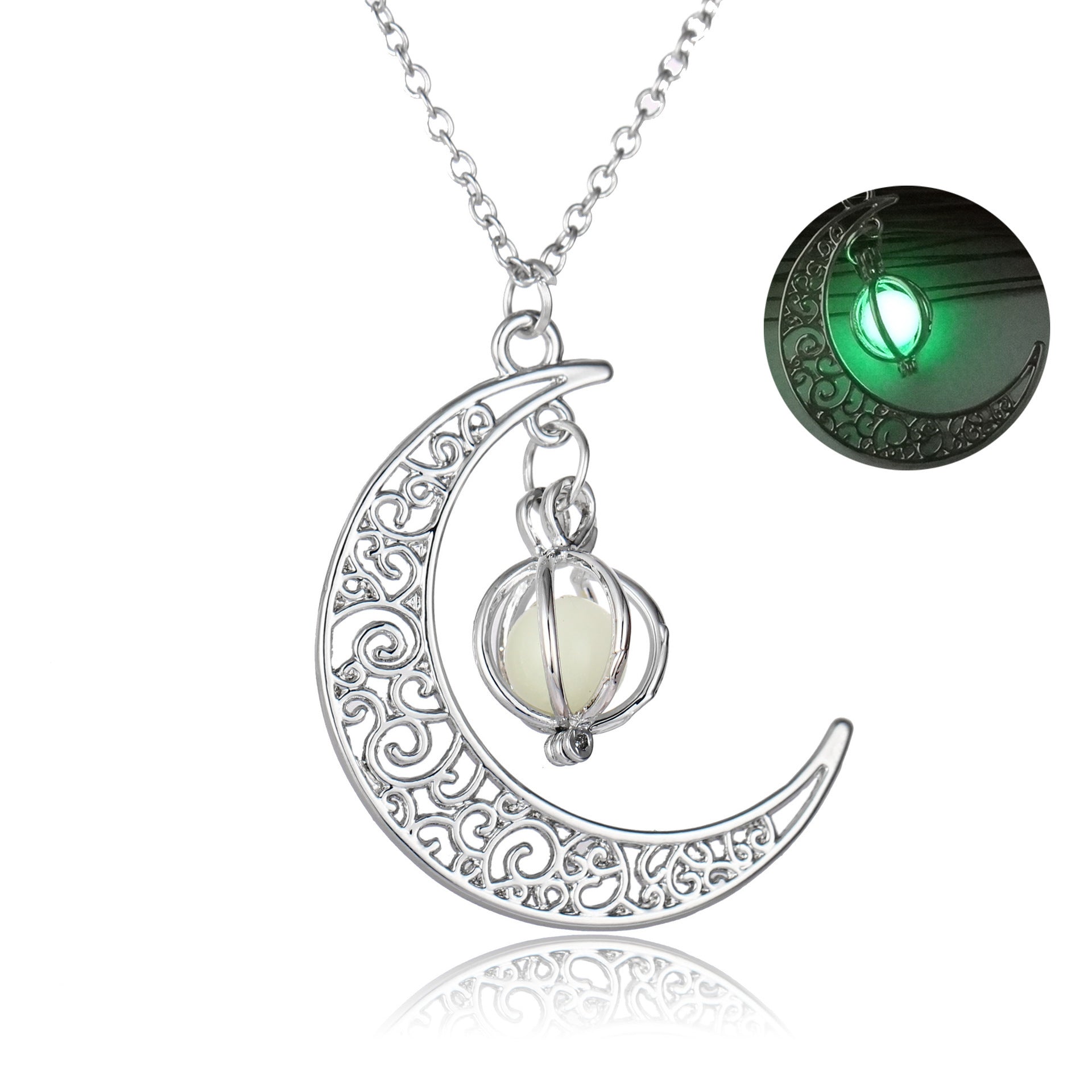 Luna Wish Glow Pendant Necklace